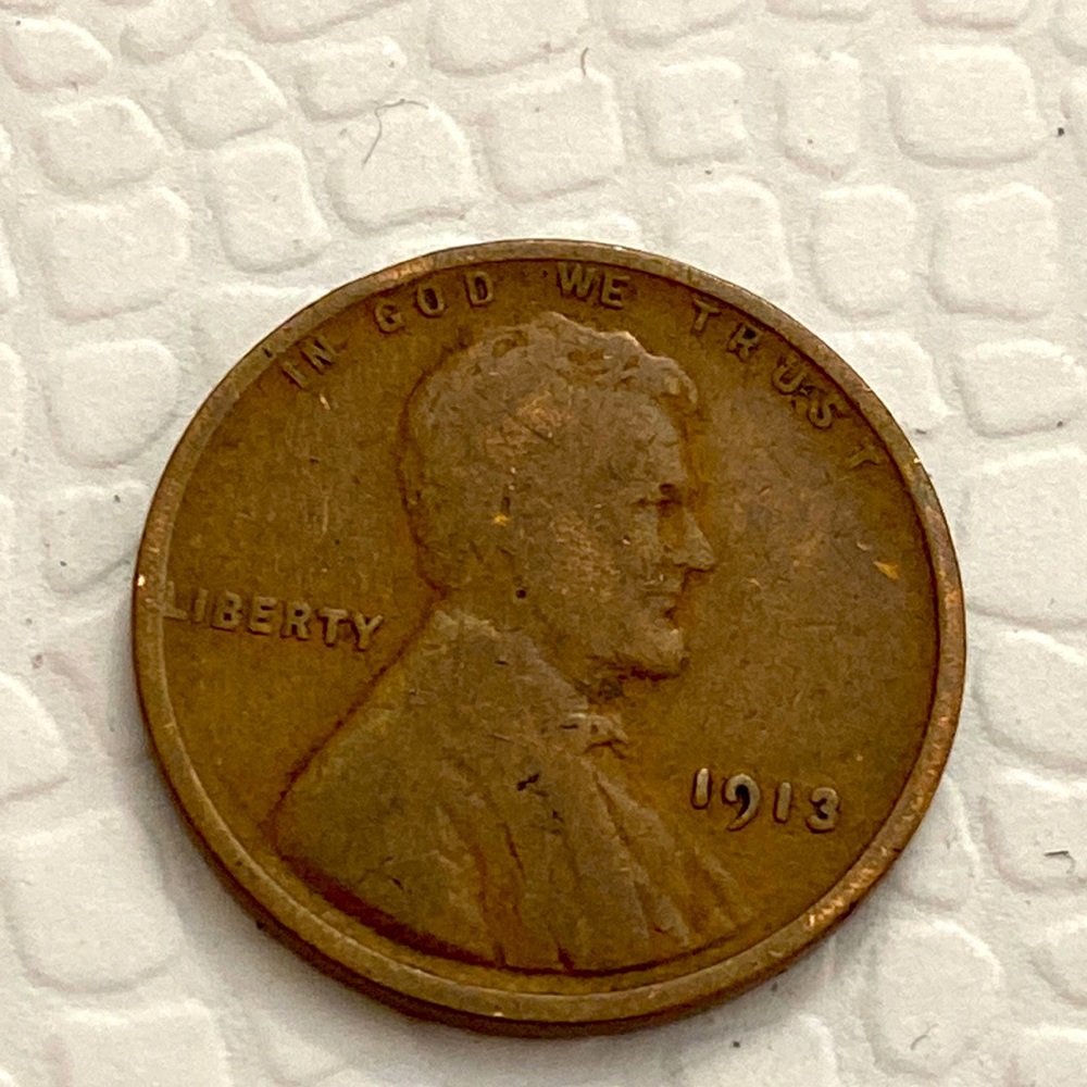 Antique 1913 No Mint One Cent USA